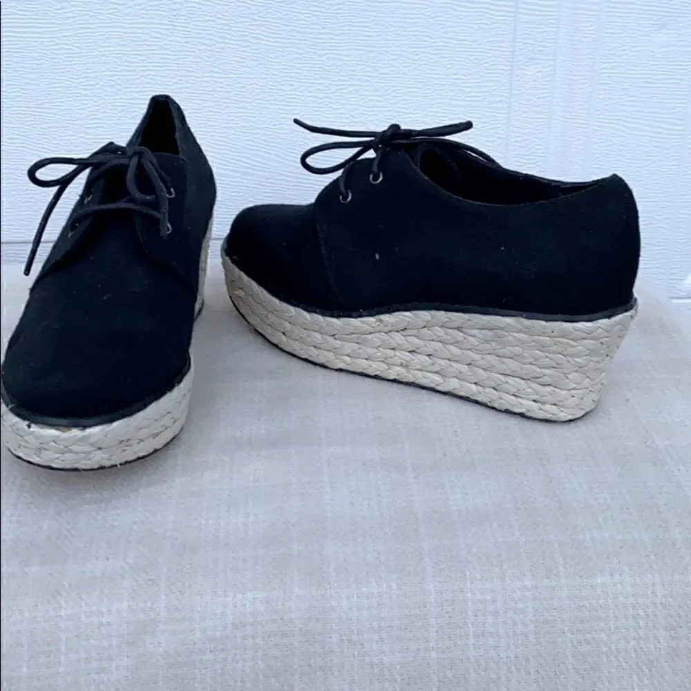 COPY - Shoemint Color block Platform Espadrille